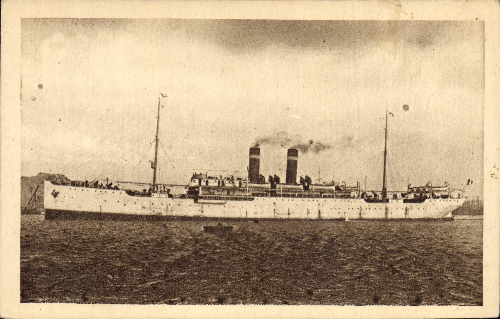 VINTAGE POSTCARD Fabre Line S Britannia