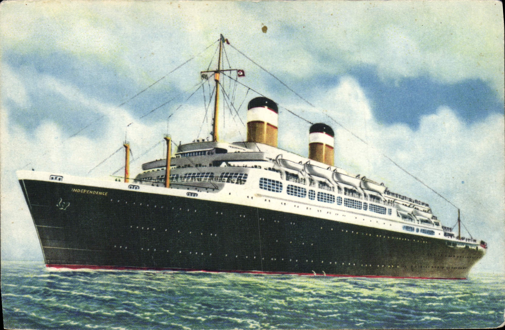 CPA Cannes New York Direct Paquebit Independence & Constitution