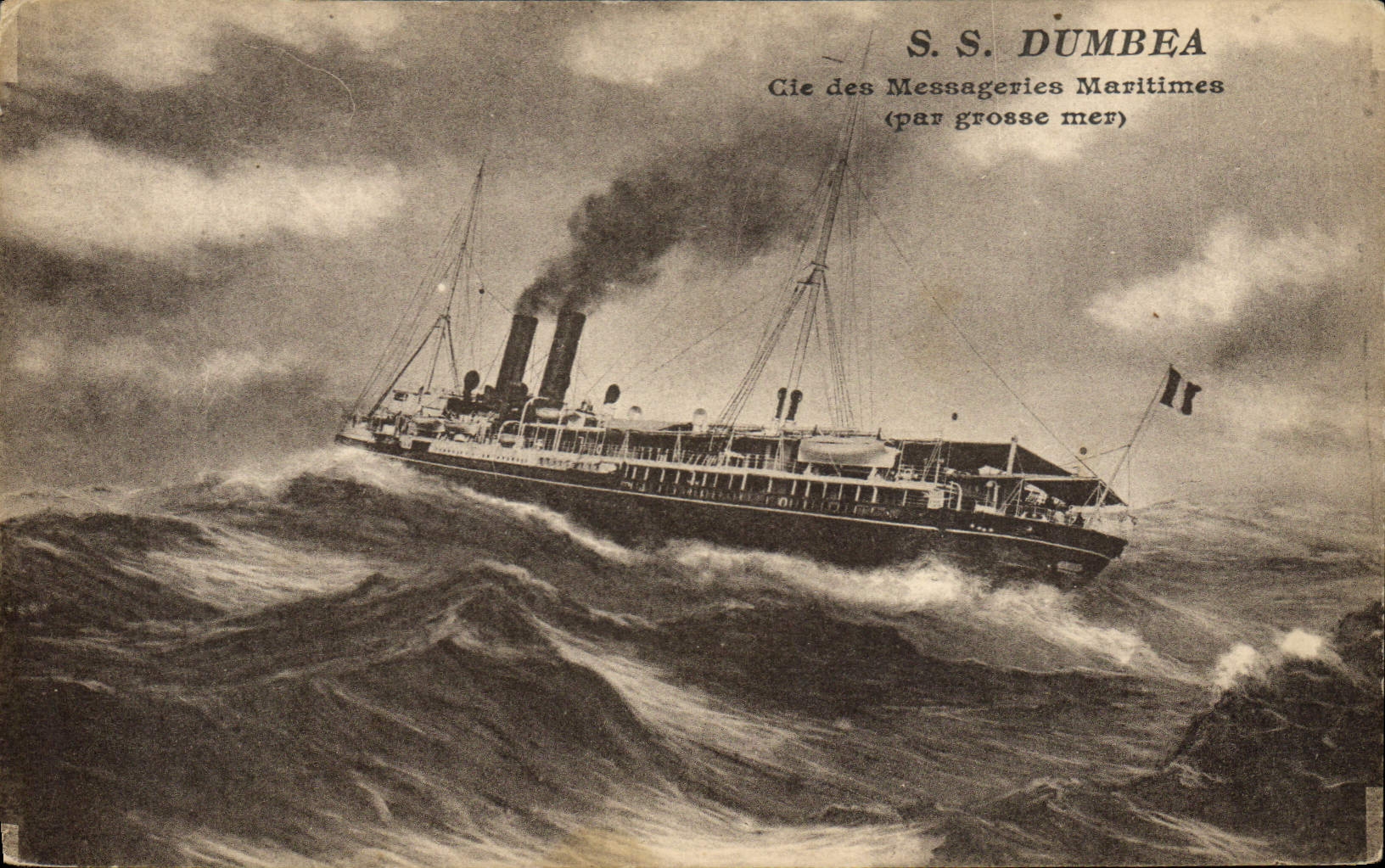 VINTAGE POSTCARD S Dumbea Co of the Maritime Transport