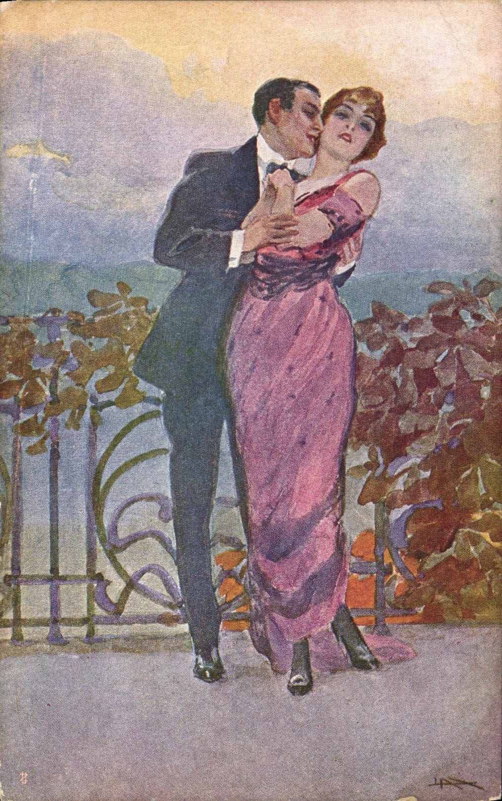 CPA Fantaisie Illustrateur Femme