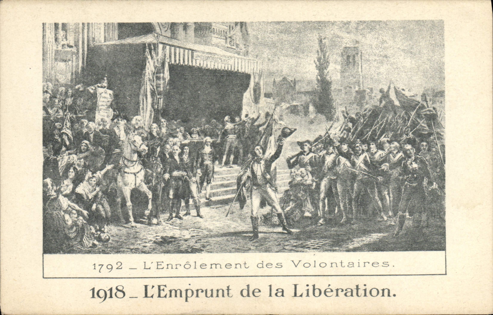 VINTAGE POSTCARD Militaria Loan of the Release