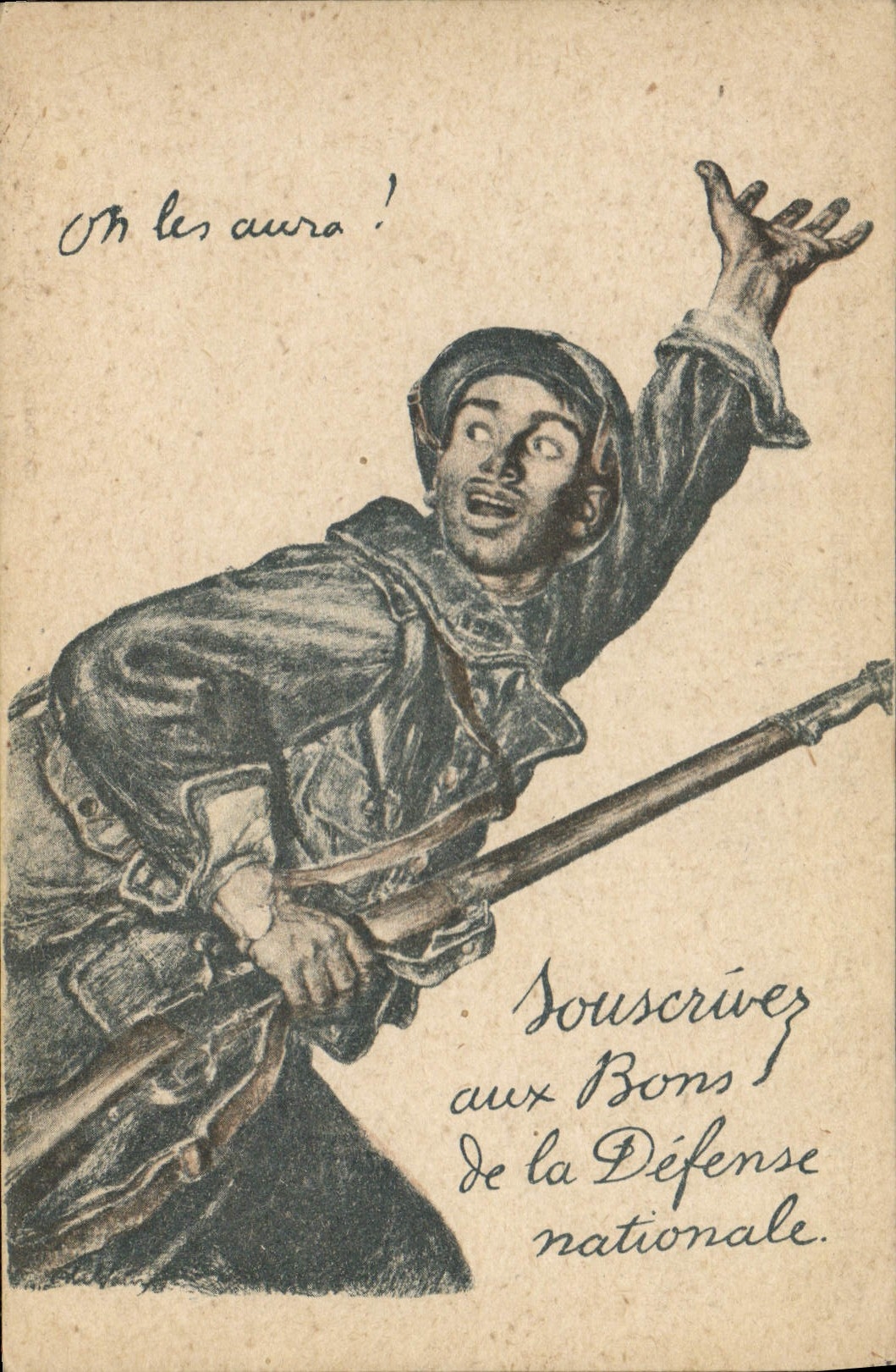 CPA Militaria Bons de la Defense Nationale