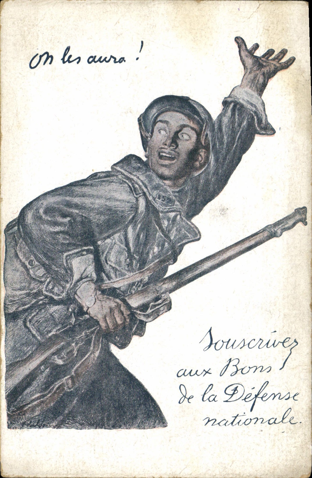 CPA Militaria Bons de la Defense Nationale