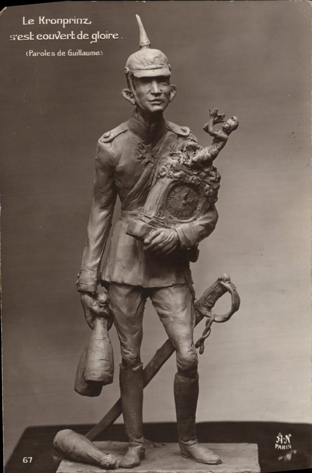 CPA le Kronprinz s'est couvert de gloire