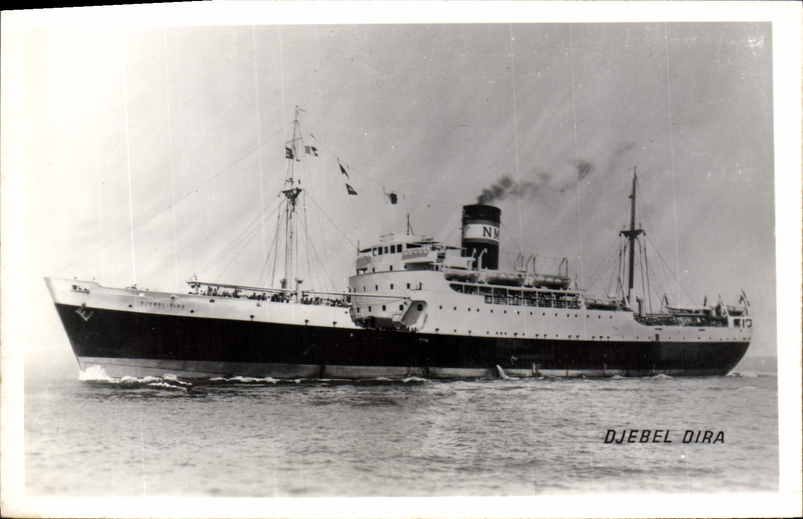 CPA Bateau Djebel Dira
