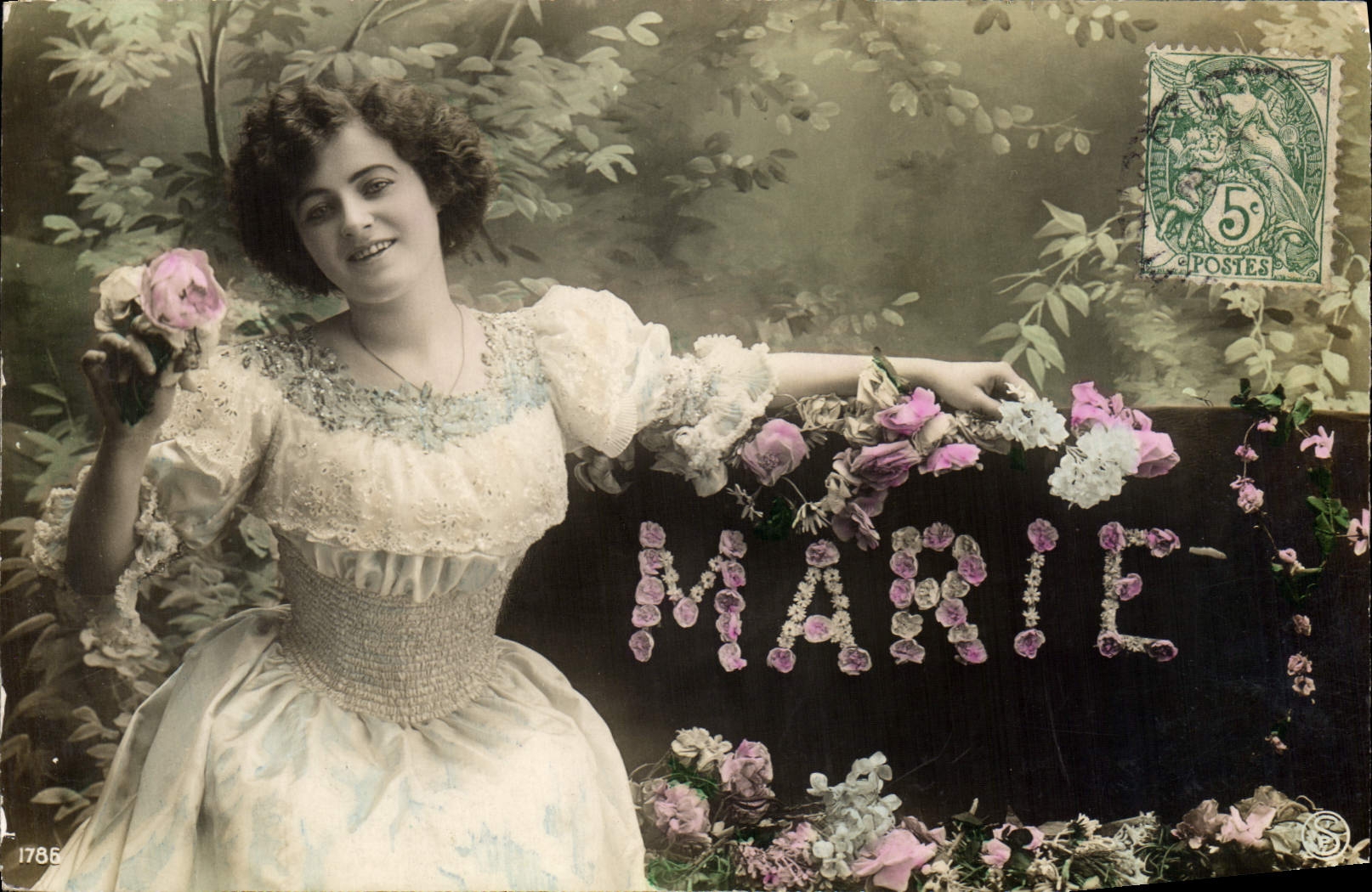 CPA Fantaisie Prenom Marie