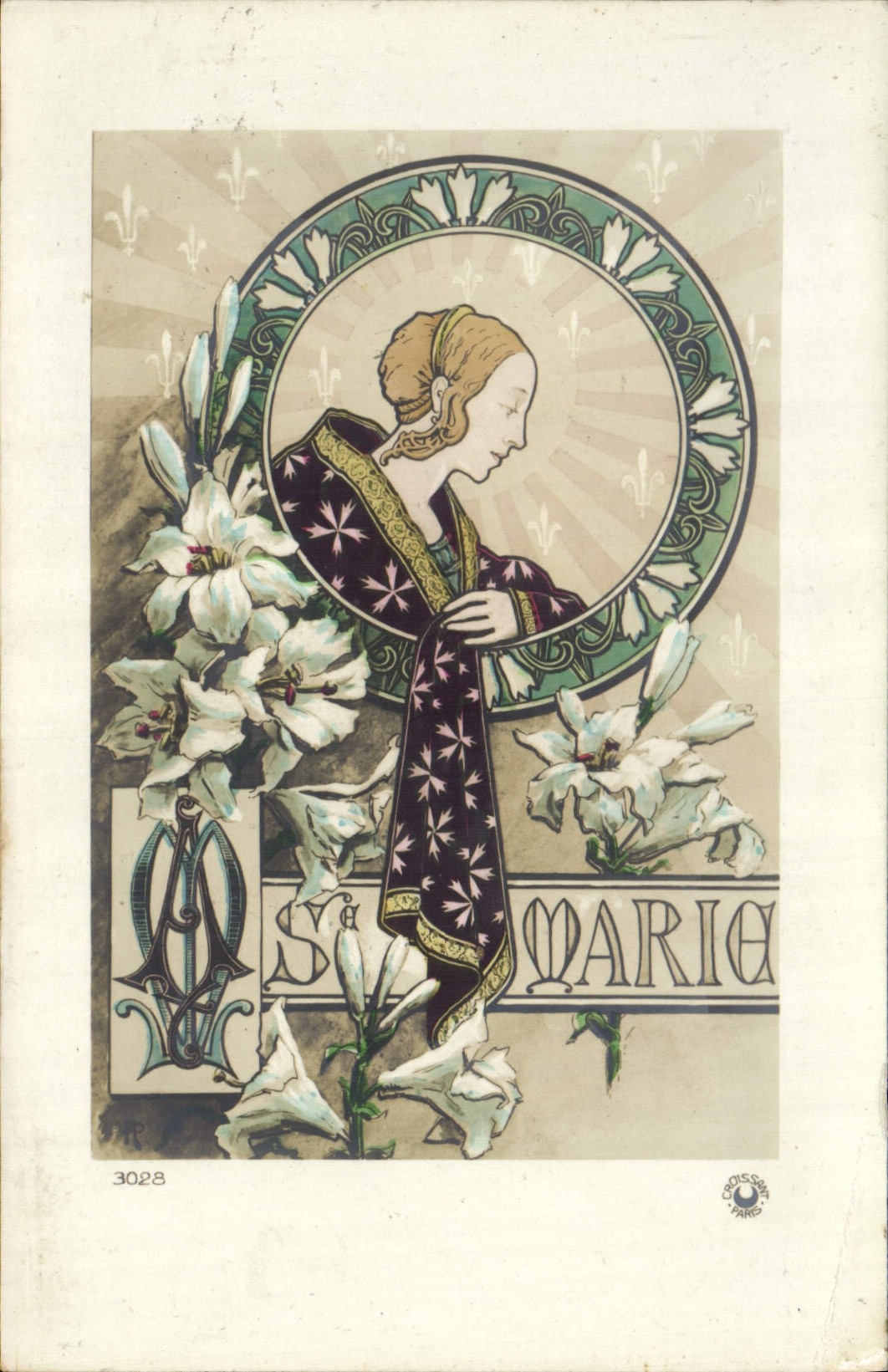 CPA Fantaisie Prenom Marie