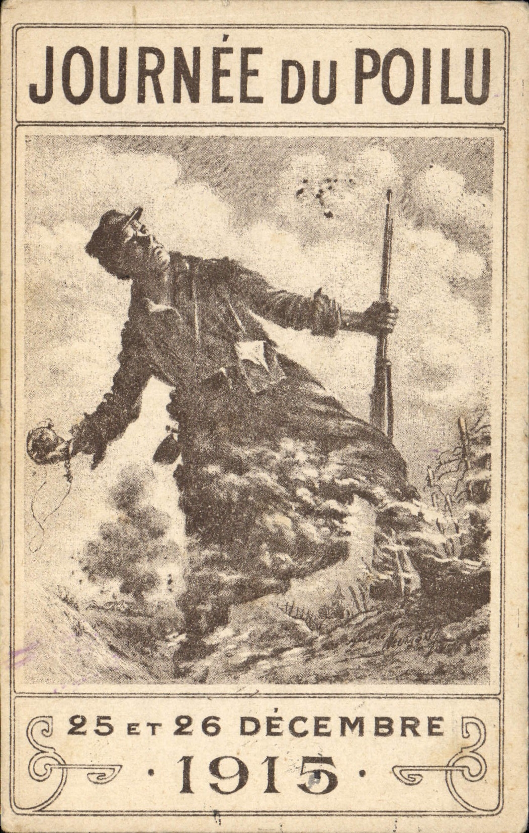 CPA Militaria Journee du Poilu 25 et 26 decembre 1915