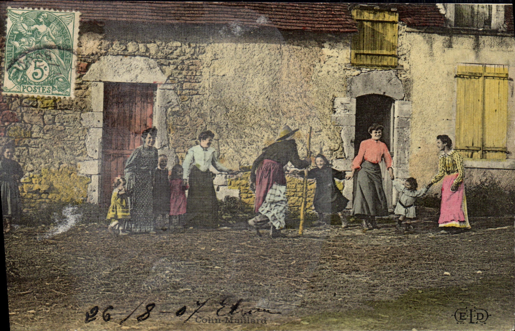 CPA Folklore Colin Maillard 