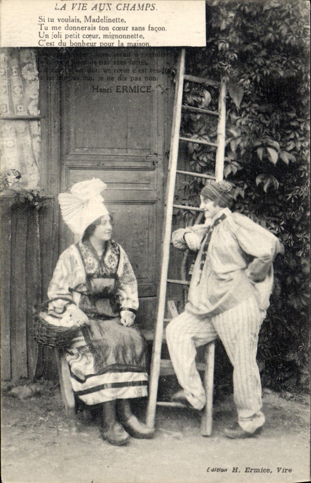 CPA Folklore La vie aux champs 