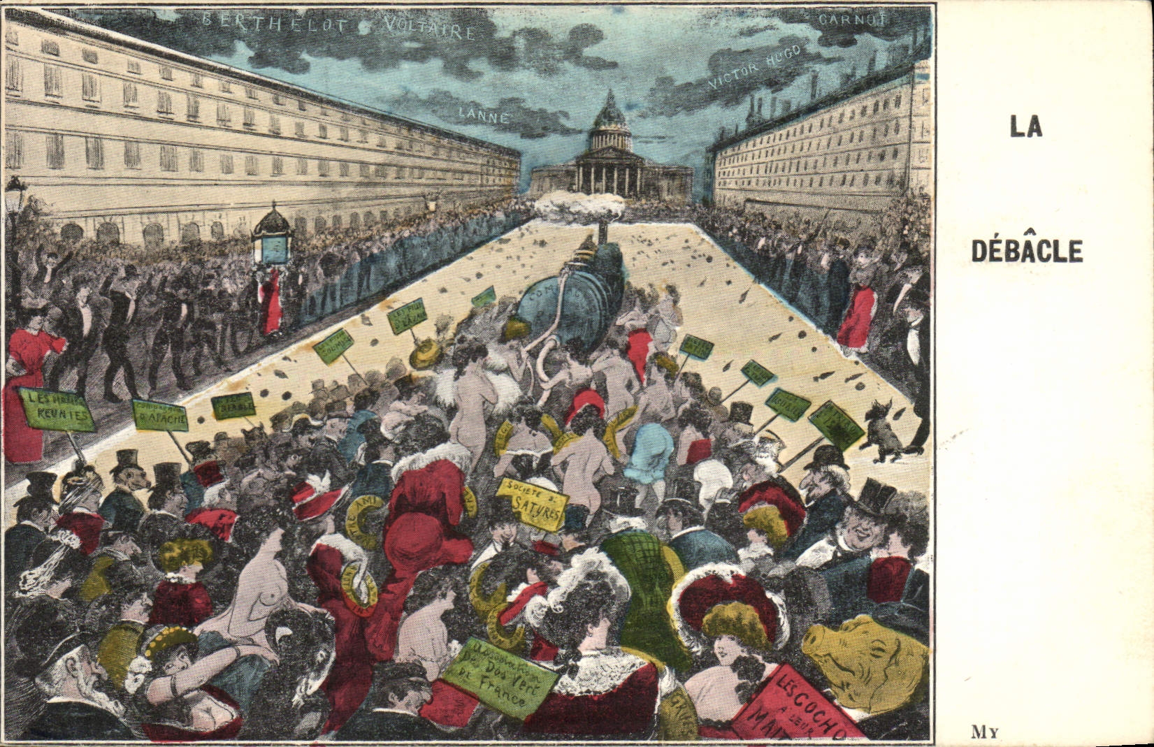 CPA Paris Pantheon La debacle 