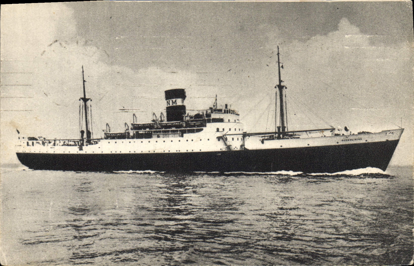 CPA Bateau Paquebot Cie de Navigation Mixte Algerie Tunisie Djebel Dira 