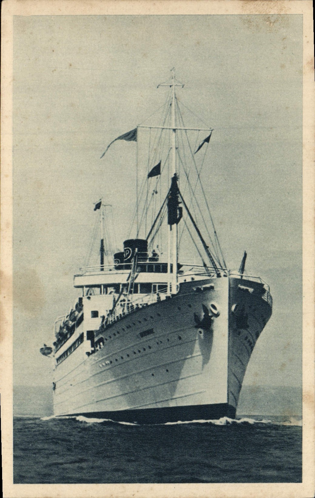 CPA Bateau Paquebot Compagnie de Navigation Mixte Paquet Marseille Djenne