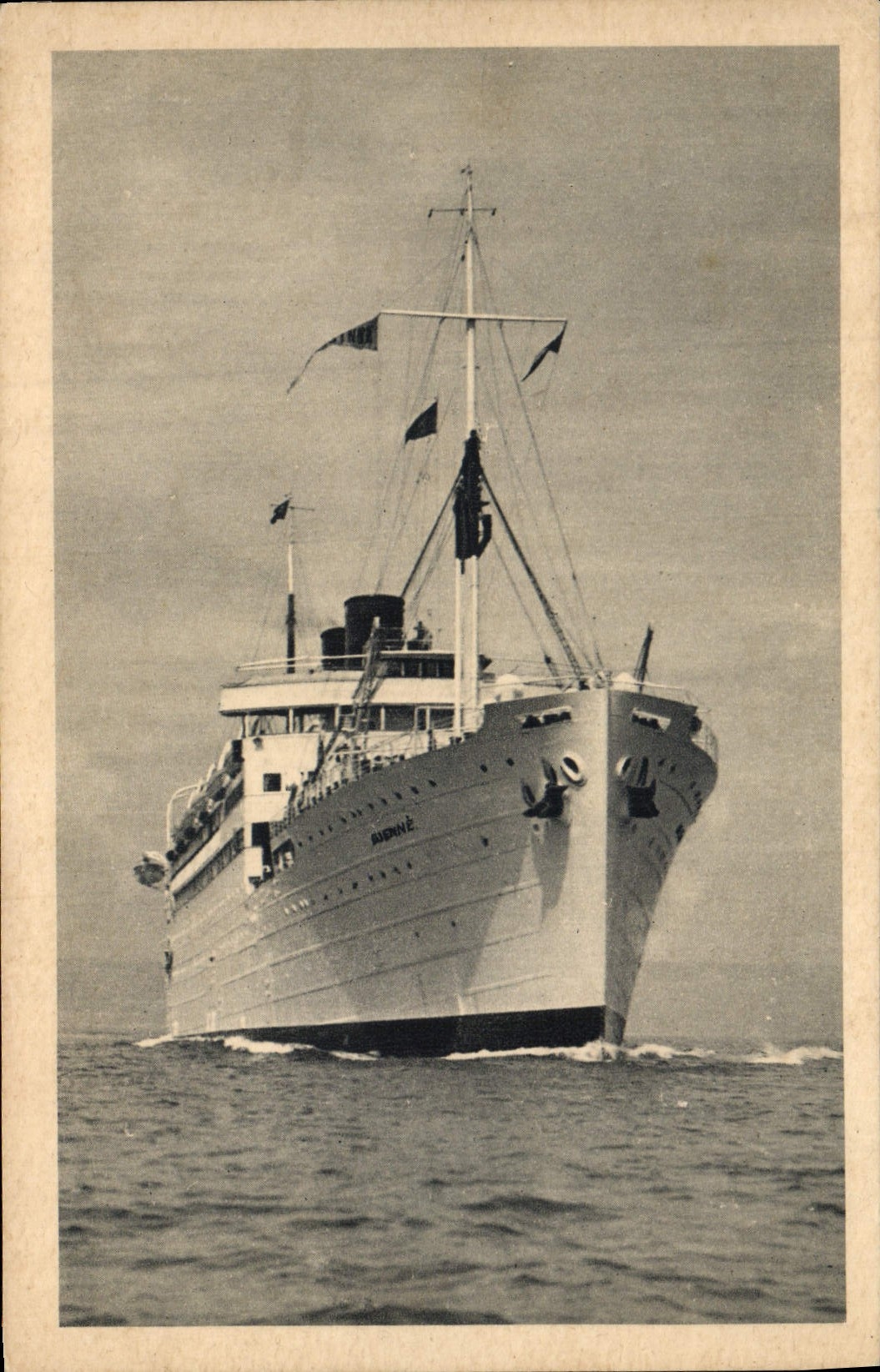 CPA Bateau Paquebot Compagnie de Navigation Mixte Paquet Marseille Djenne