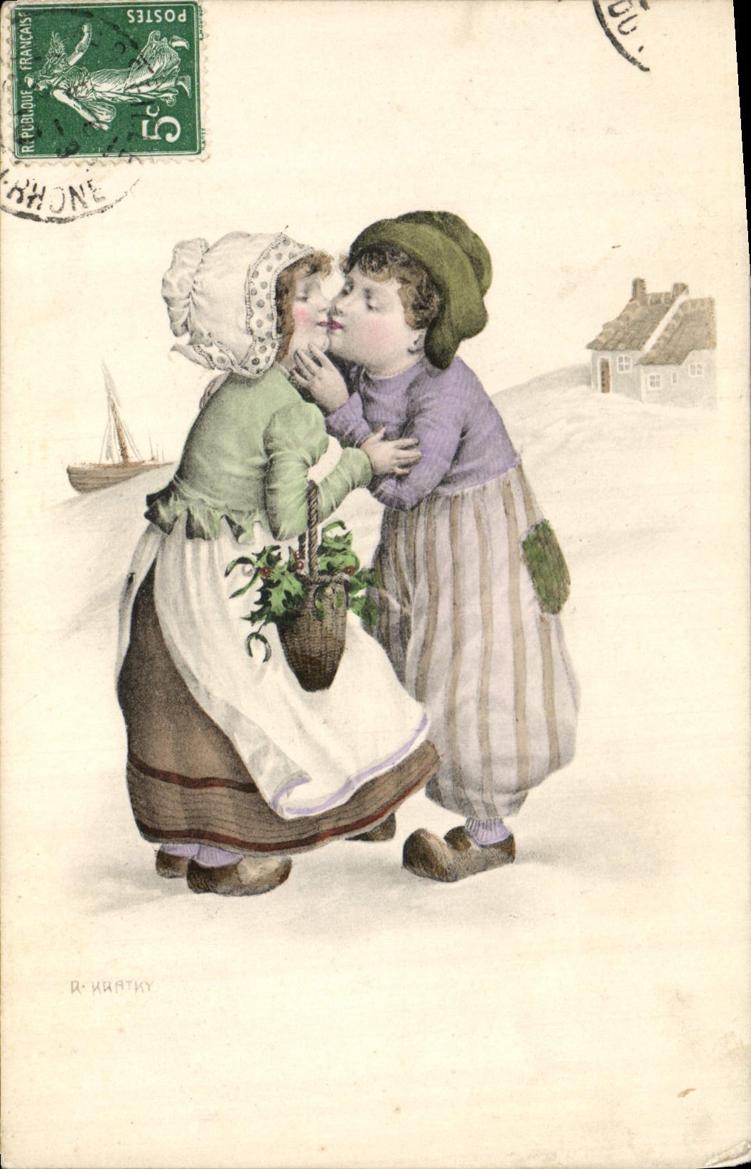 CPA Fantaisie Illustrateur Enfants Folklore