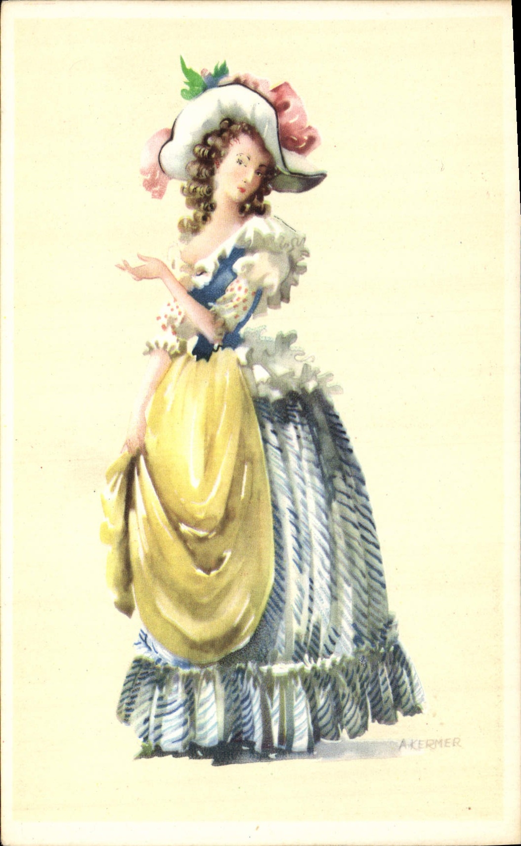 CPA Fantaisie Illustrateur Femme Avros 