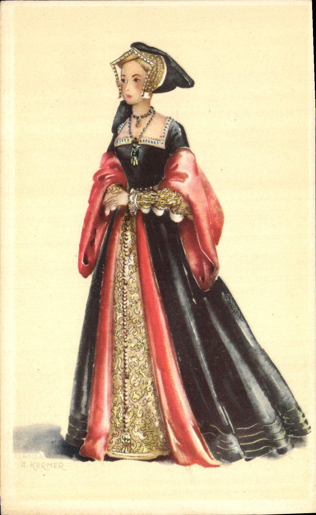 CPA Fantaisie Illustrateur Avros Femme 