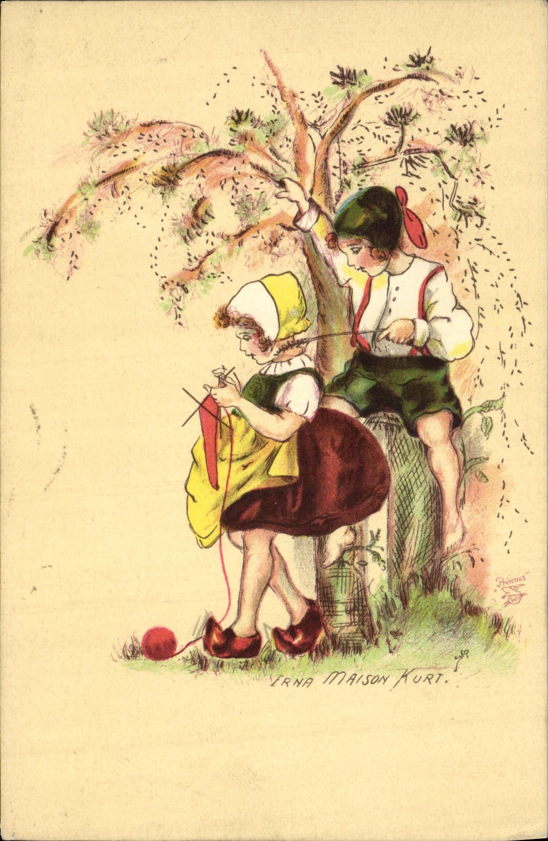 CPA Fantaisie Illustrateur Enfants