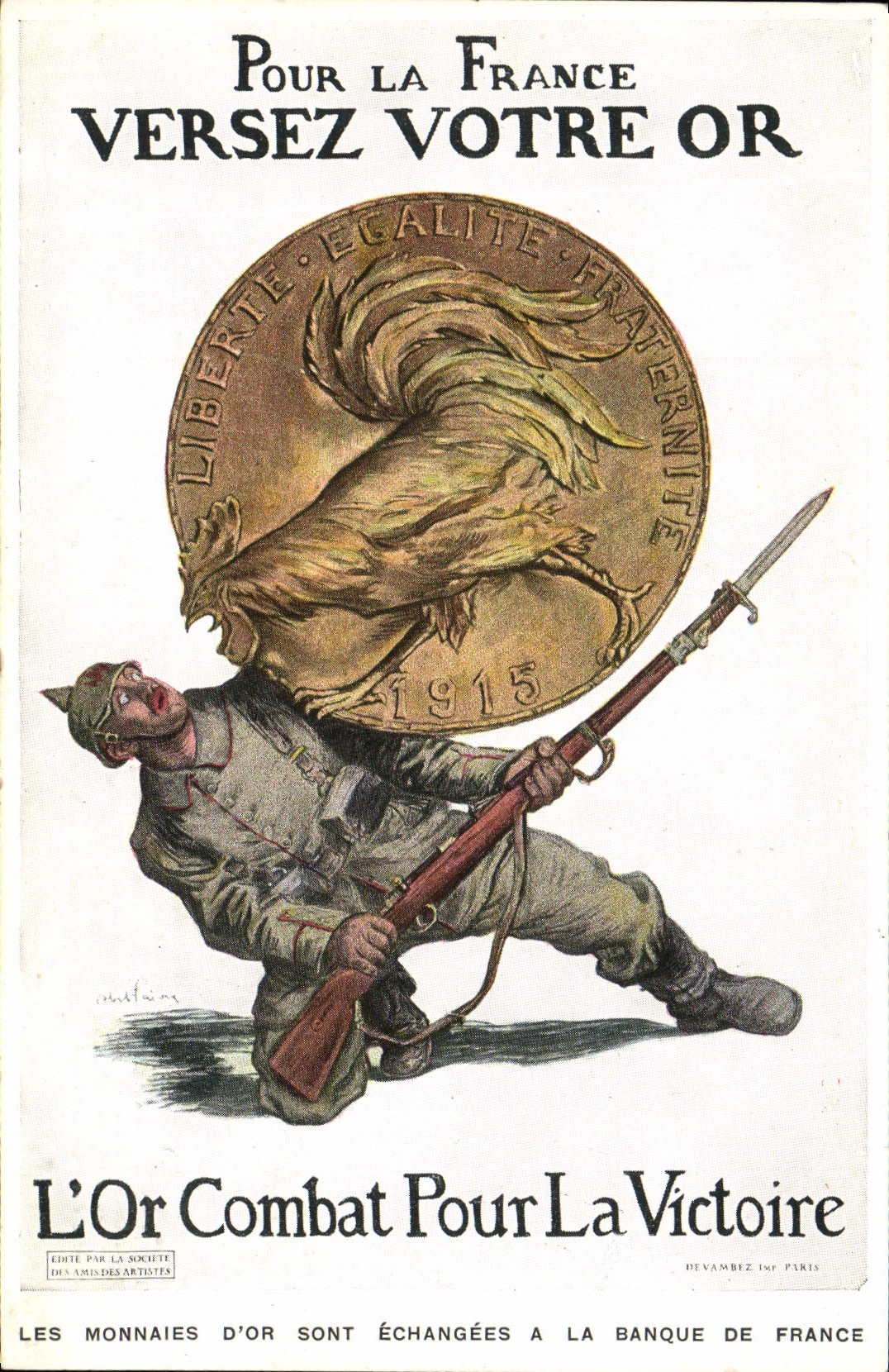 CPA Militaria Bons de la Defense Nationale 