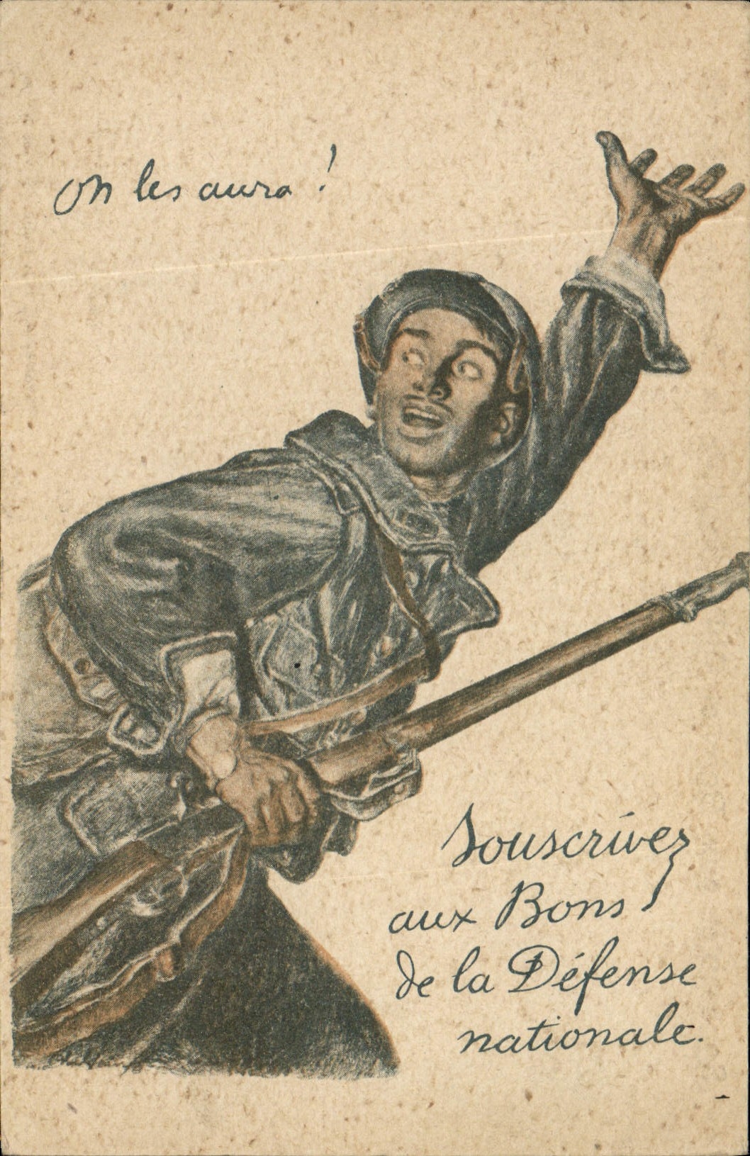 CPA Militaria Bons de la Defense Nationale