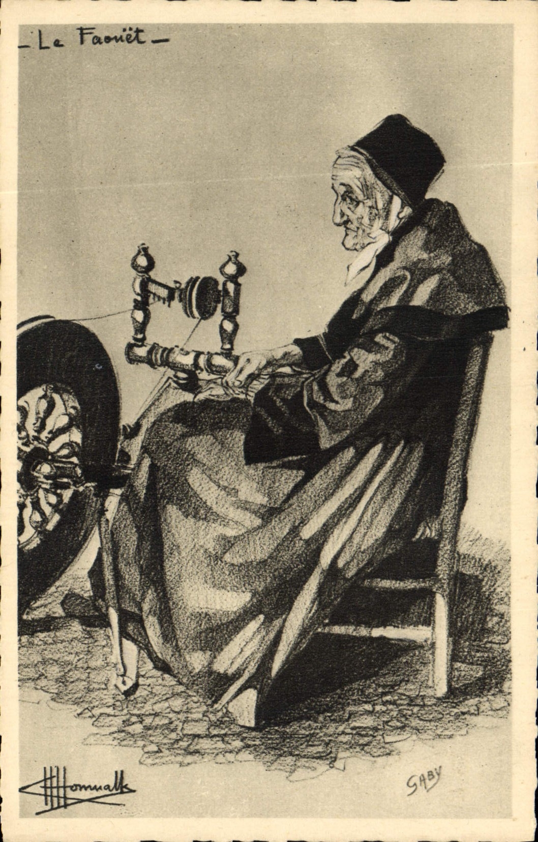 CPA Folklore Charles Homualk Le Faouet