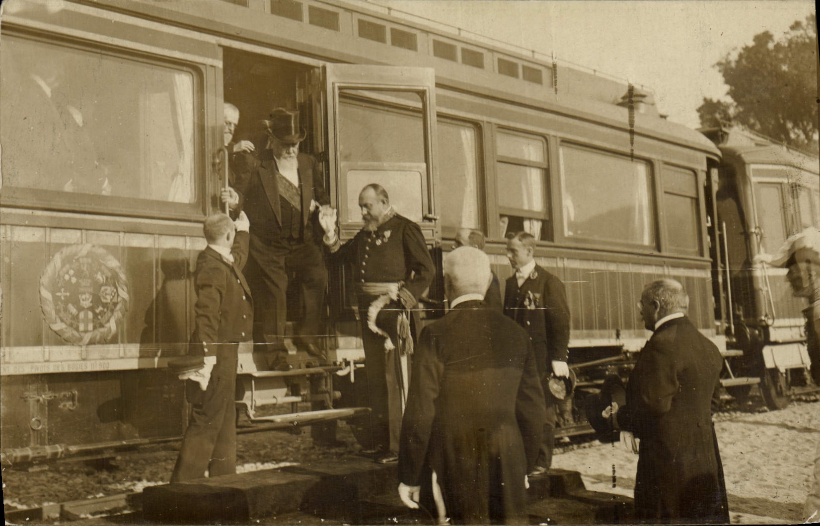 CARTE PHOTO President de la Republique Fallieres
