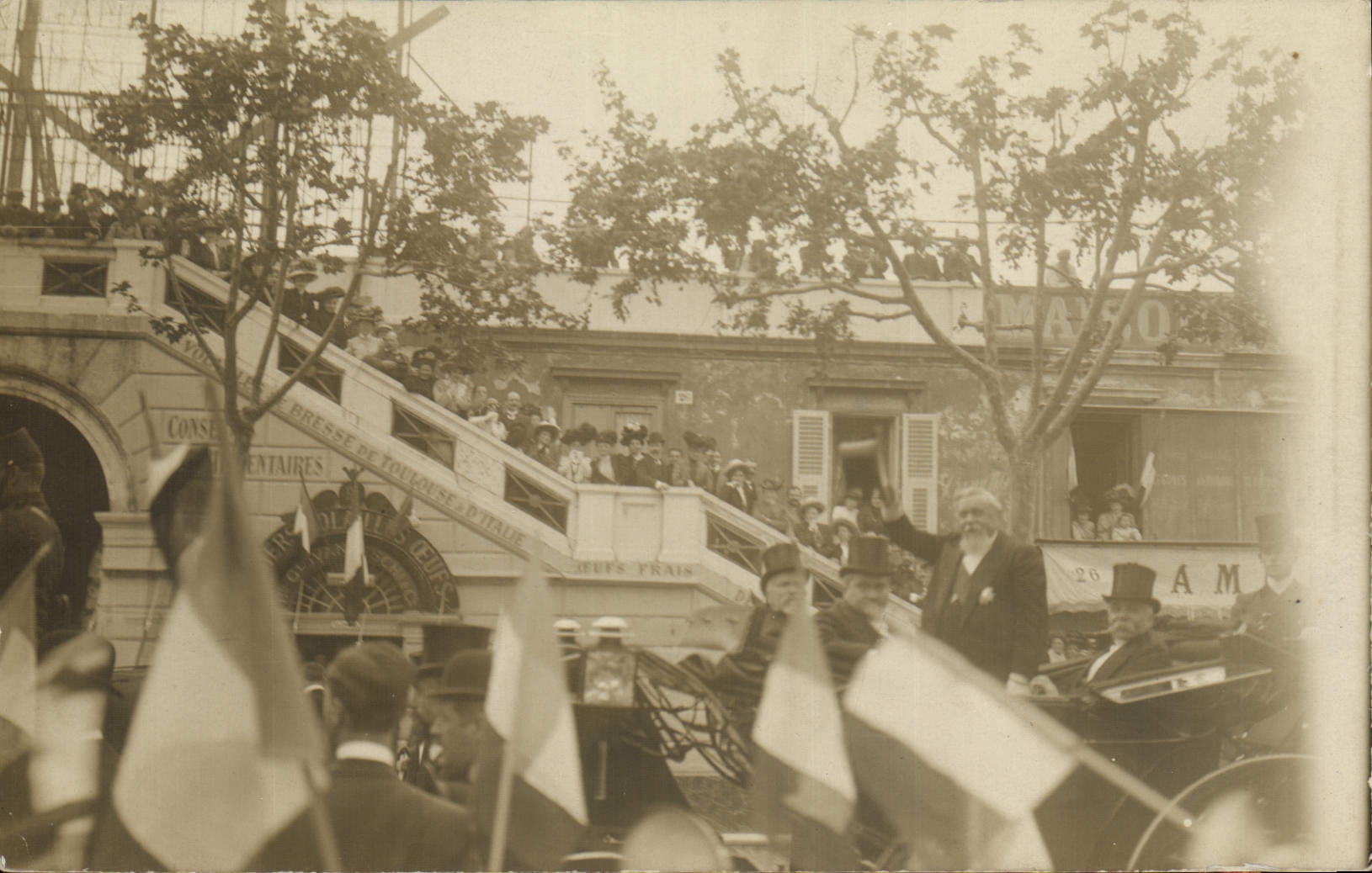 CARTE PHOTO President de la Republique Fallieres