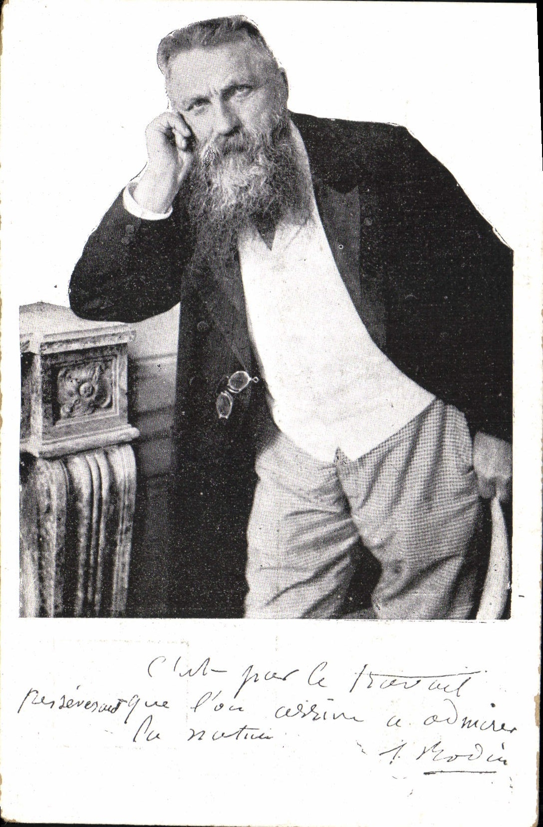 VINTAGE POSTCARD Politician