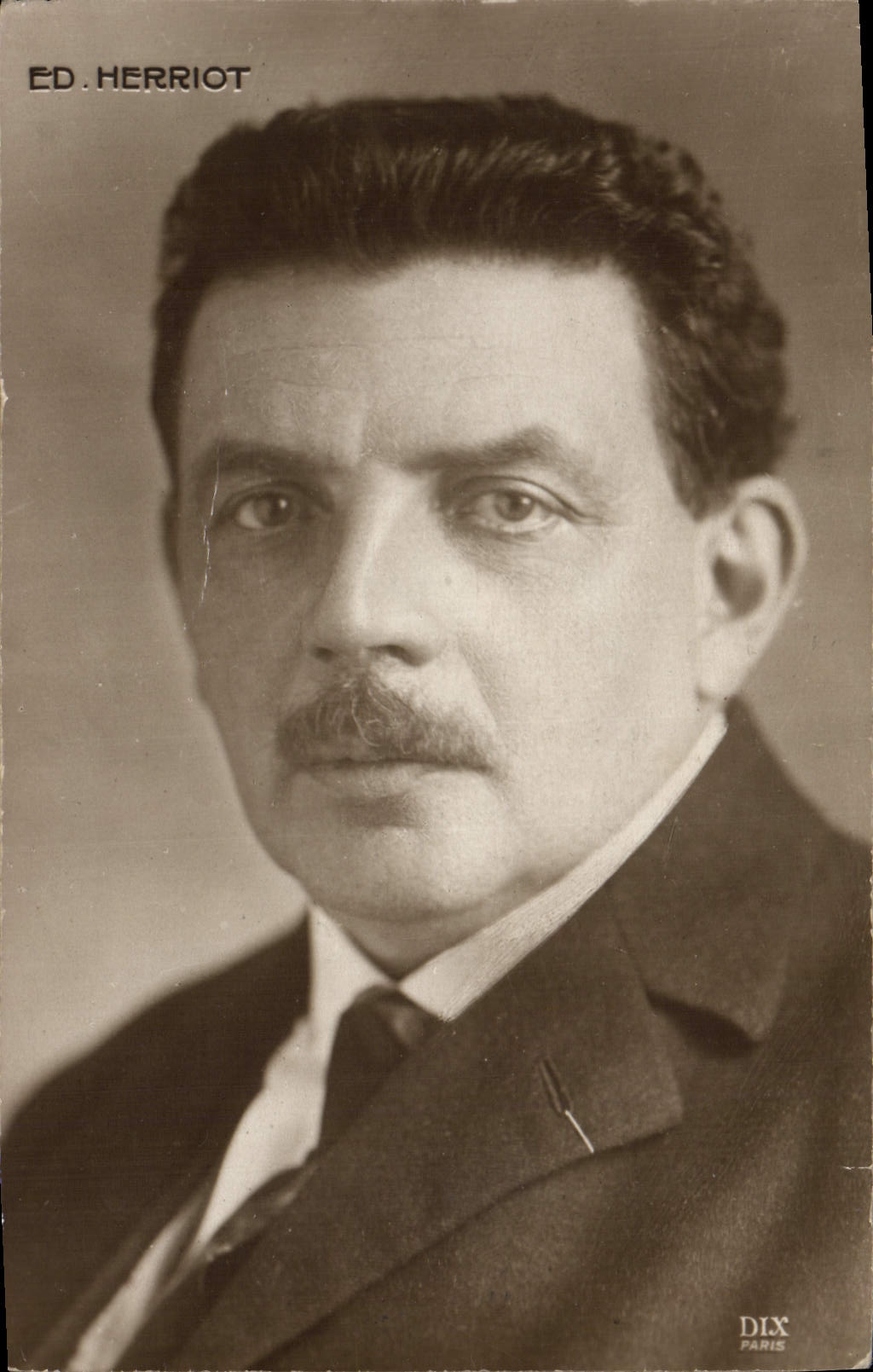 CPA President de la Republique Edouart Herriot 