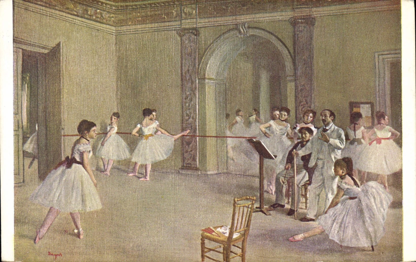 CPA Danse Degas Le foyer de la danse a l'Opera de la rue Le Peletier