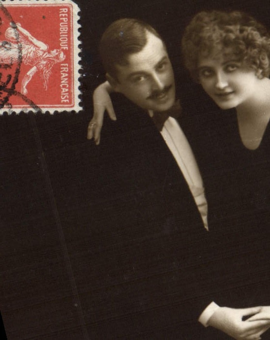 VINTAGE POSTCARD Dance the Tango