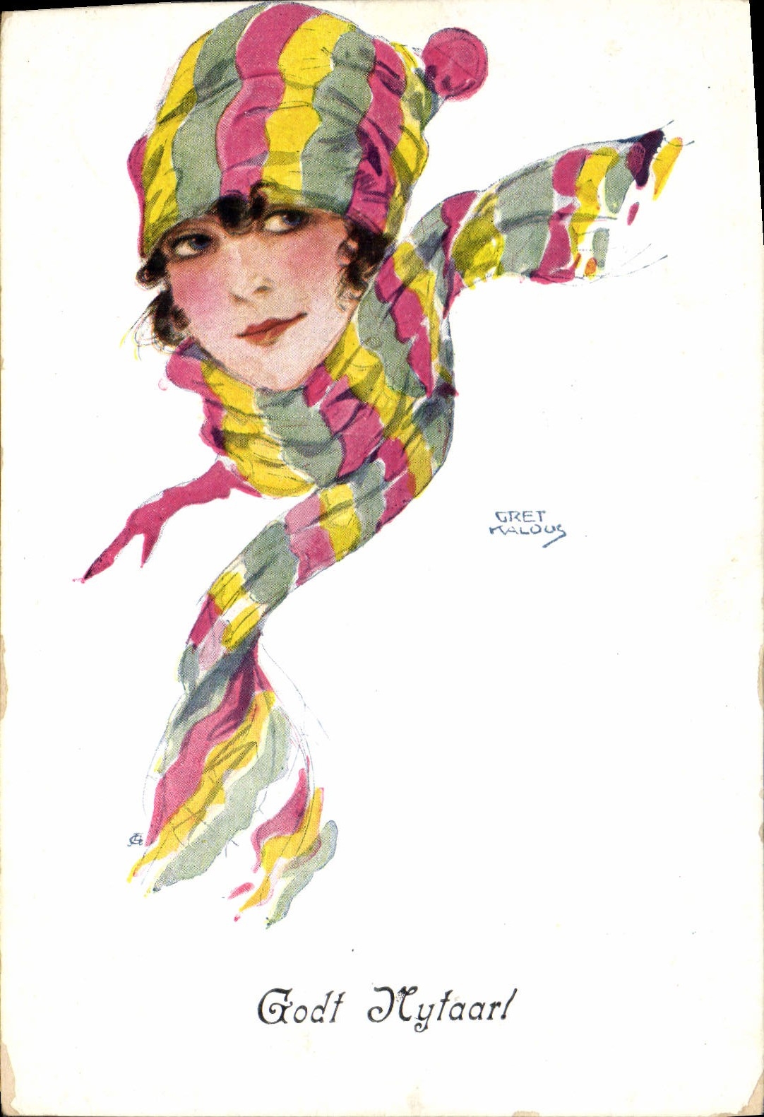 CPA Fantaisie Illustrateur Femme