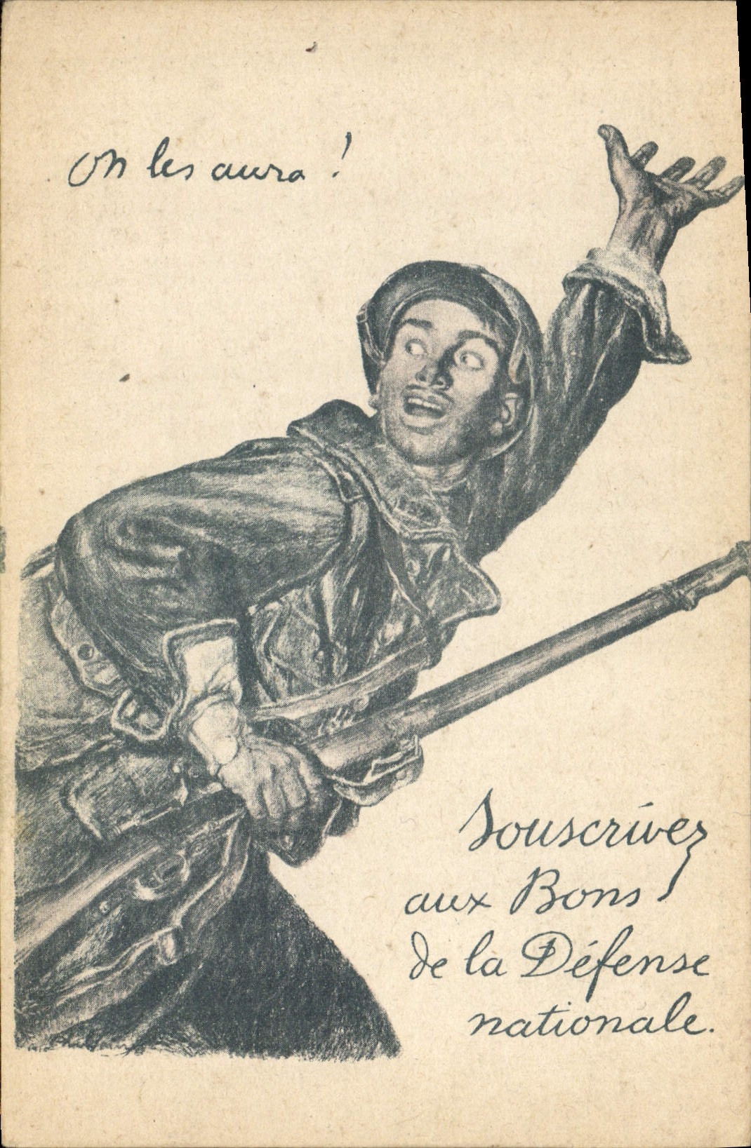 CPA Militaria Bons de la Defense Nationale