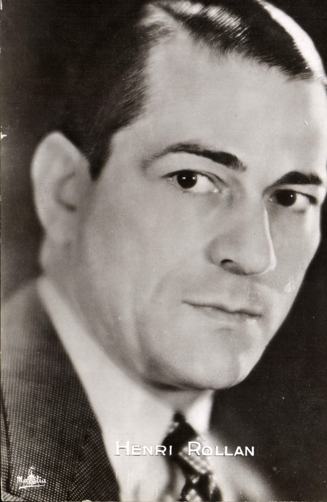 CPA Cinema dedicacee Henri Rollan