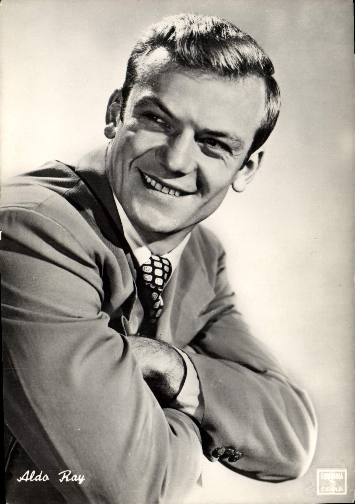 VINTAGE POSTCARD Cinema Aldo Ray