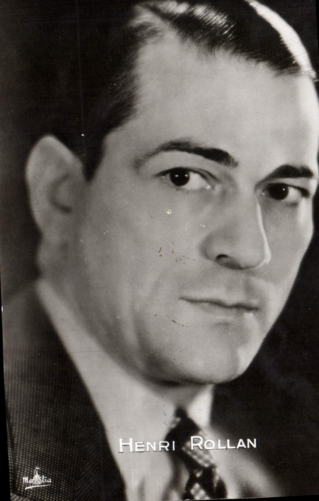 CPA Cinema dedicacee Henri Rollan