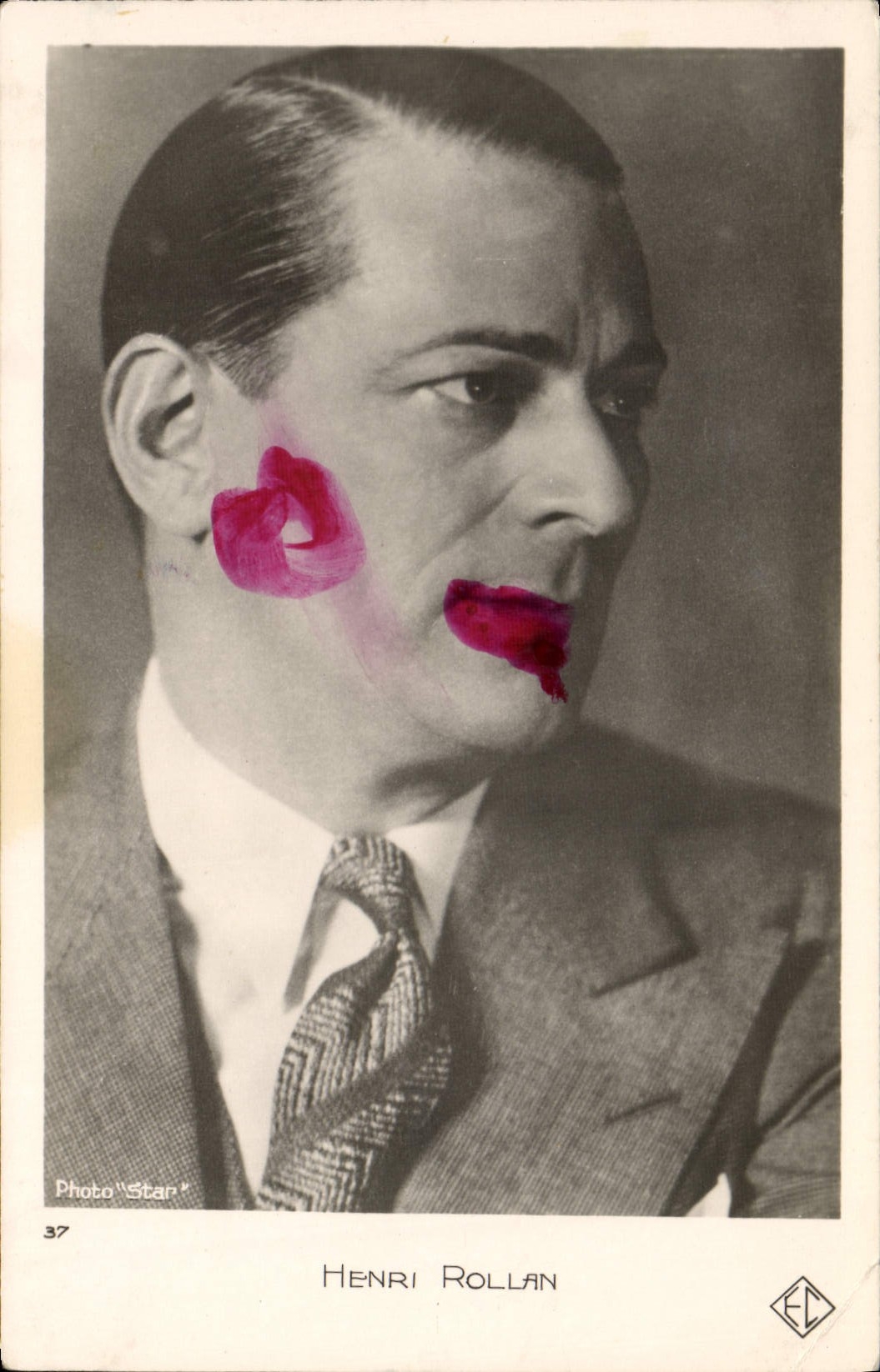 VINTAGE POSTCARD Cinema Henri Rollan