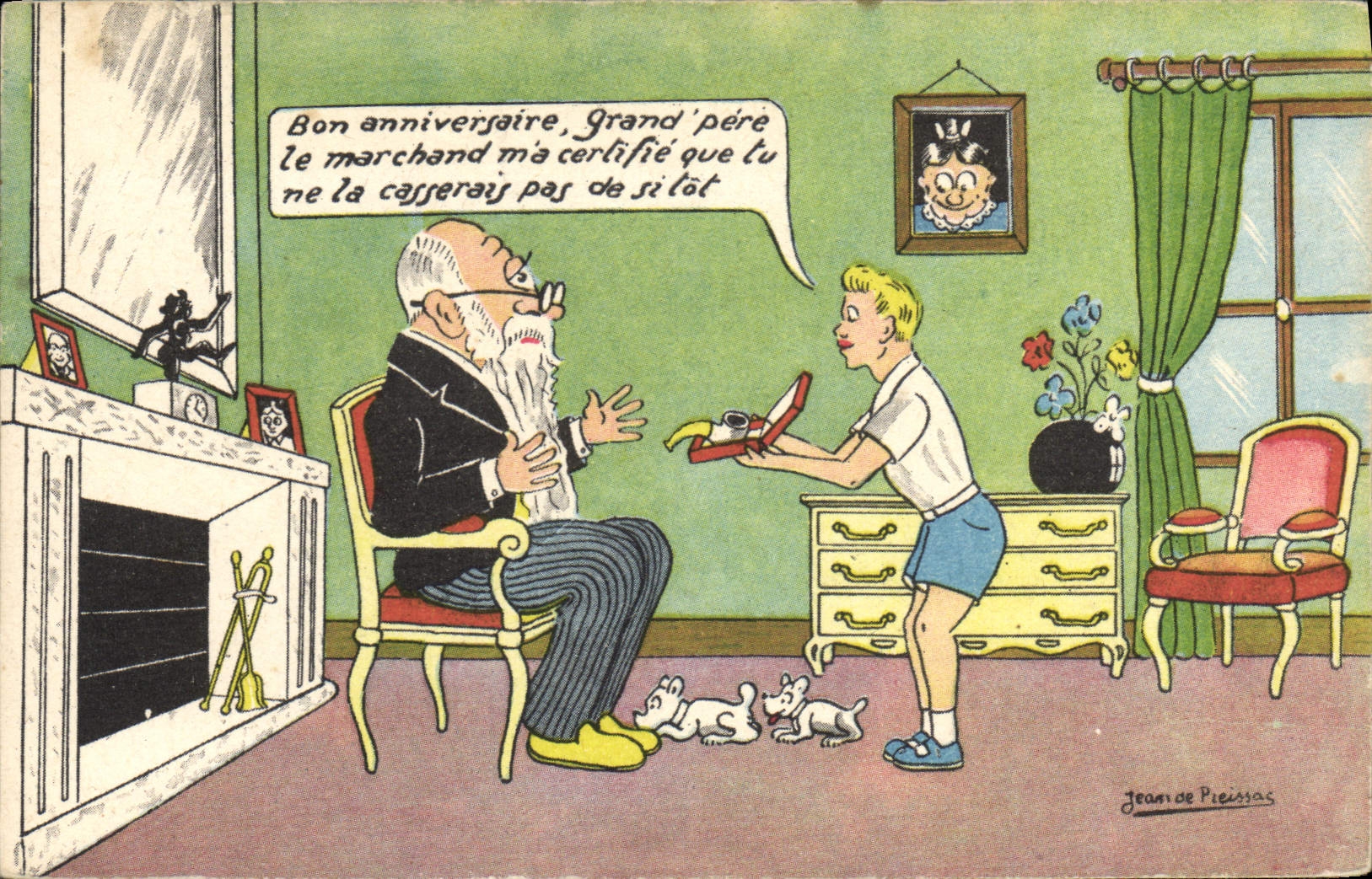 CPA Folklore Tabac Jean de Preissac 