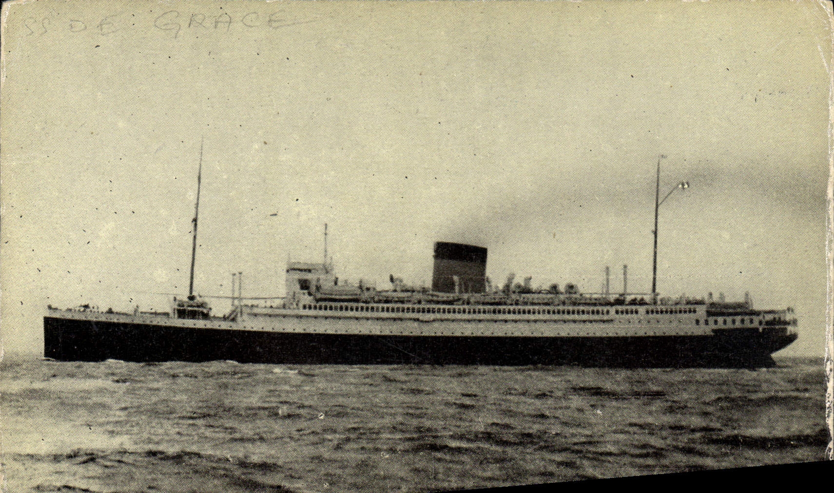 CPA Bateau Paquebot Cie Gle Transatlantique French line SS de Greasse