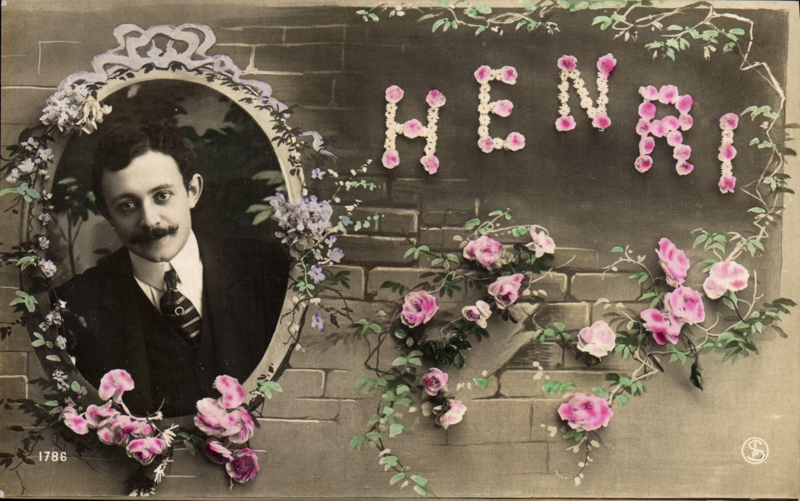 CPA Fantaisie Prenom Henri