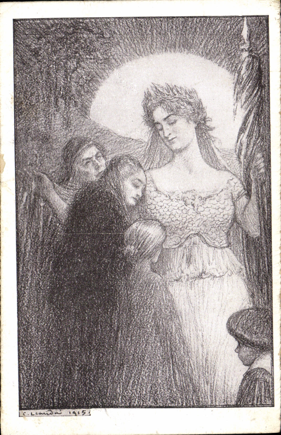 CPA Fantaisie Illustrateur Leandre 