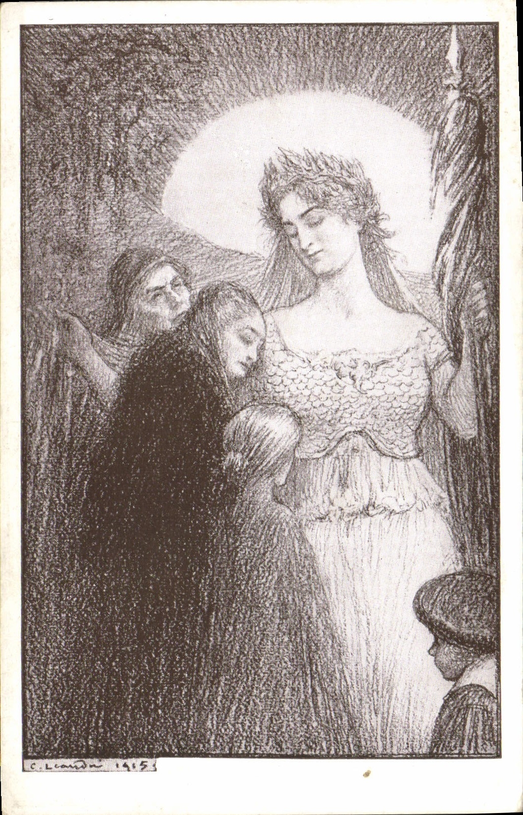 CPA Fantaisie Illustrateur Leandre 