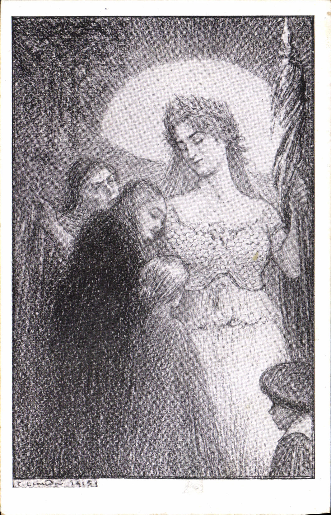 CPA Fantaisie Illustrateur Leandre