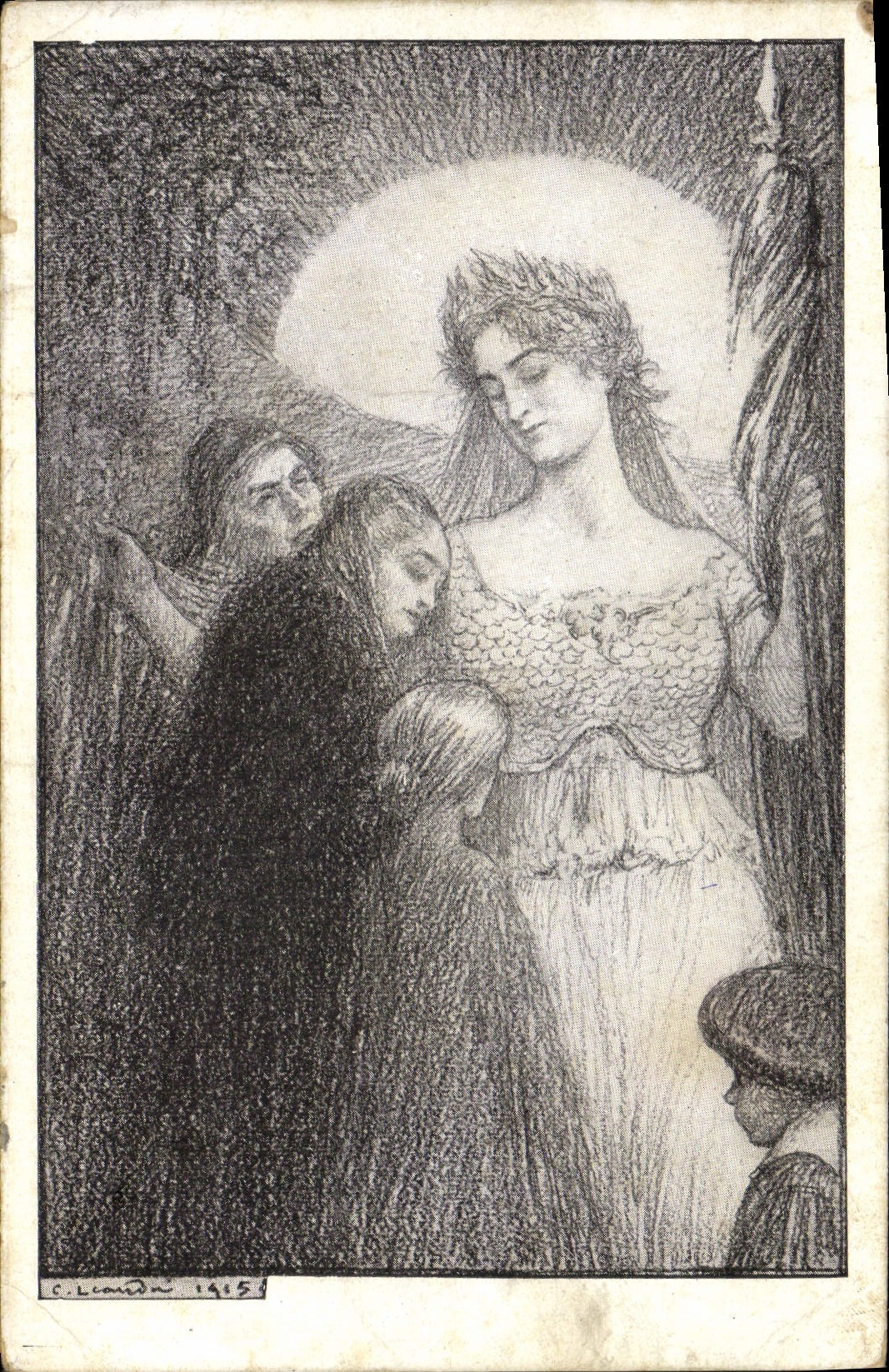 CPA Fantaisie Illustrateur Leandre