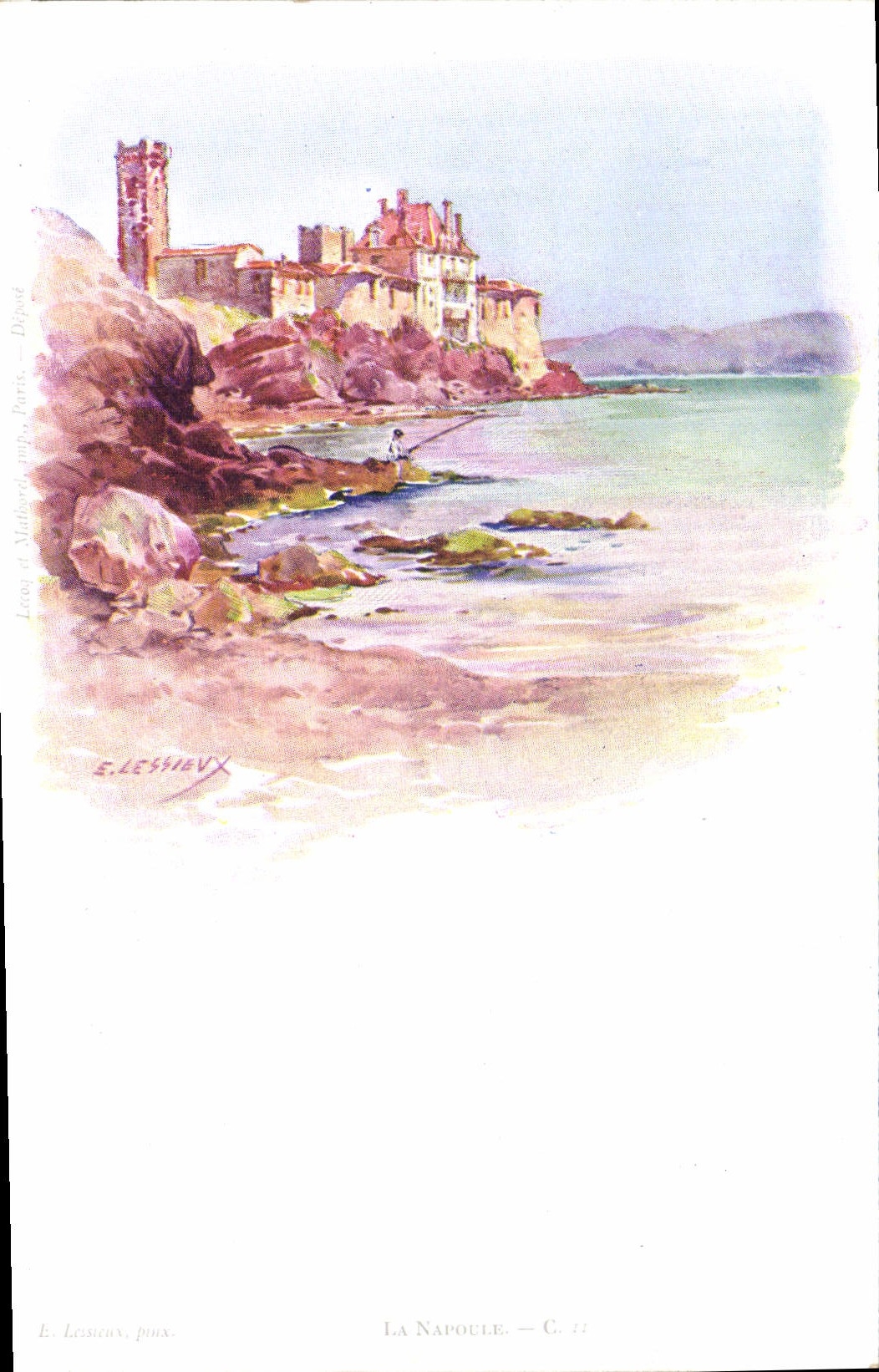 CPA Fantaisie Illustrateur Lessieux La Napoule 