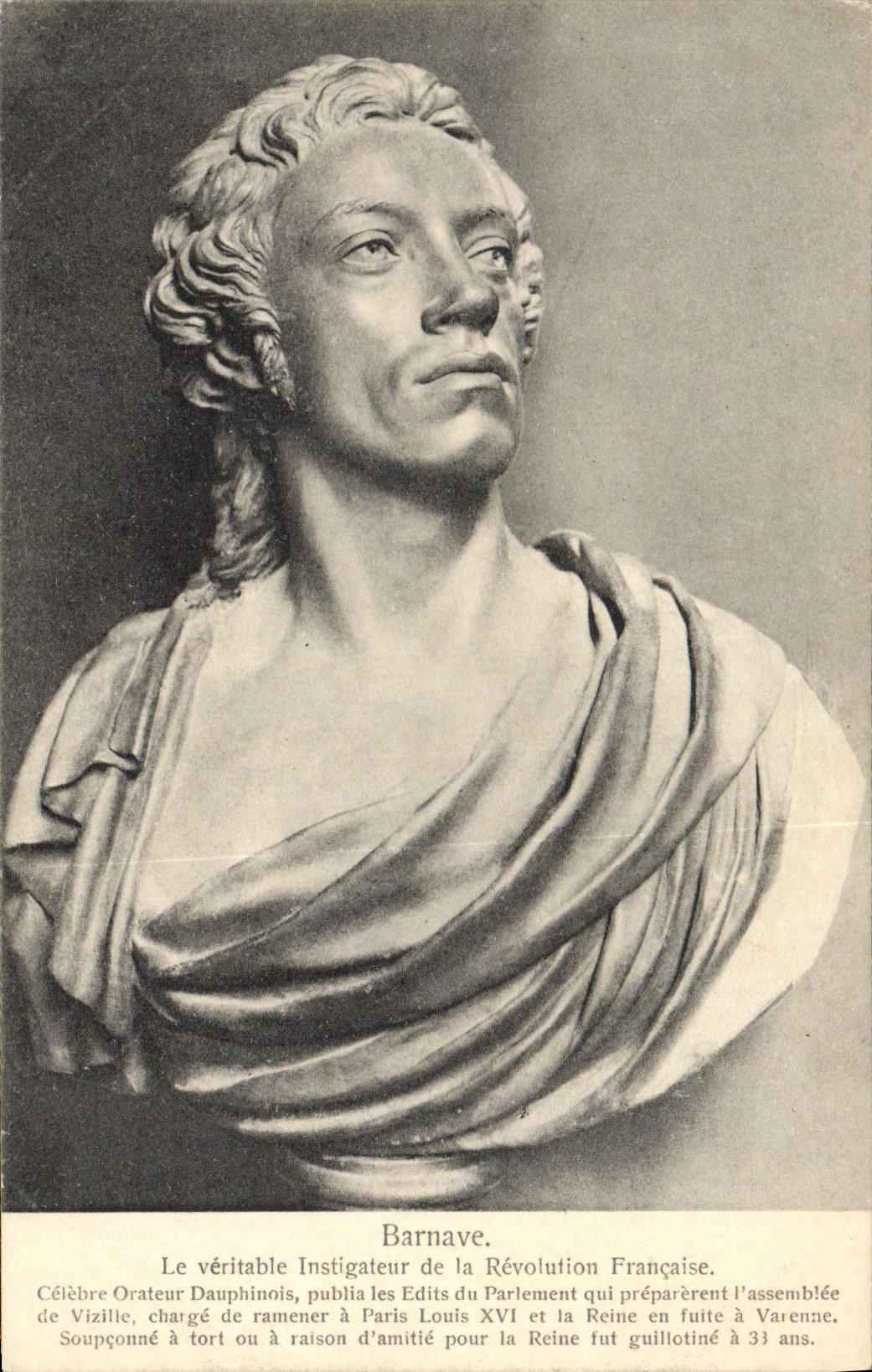 CPA Barnave Le veritable instigateur de la Revolution Francaise