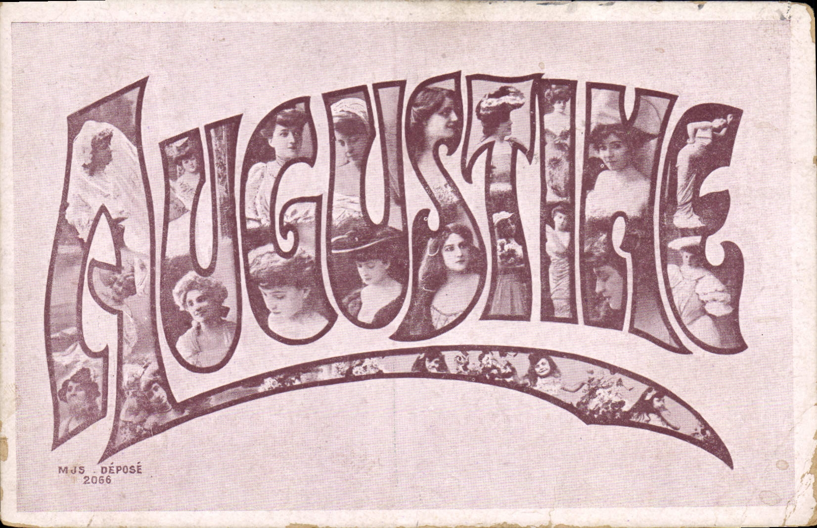 CPA Fantaisie Prenom Augustine