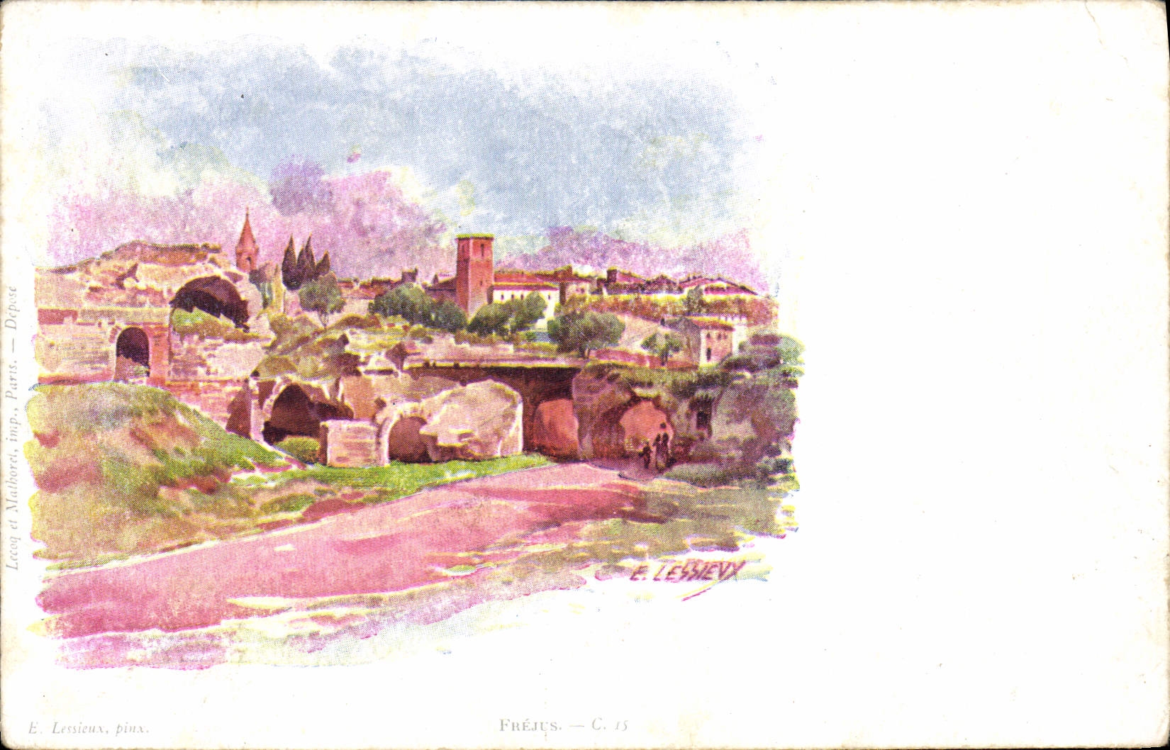 CPA Fantaisie Illustrateur Frejus