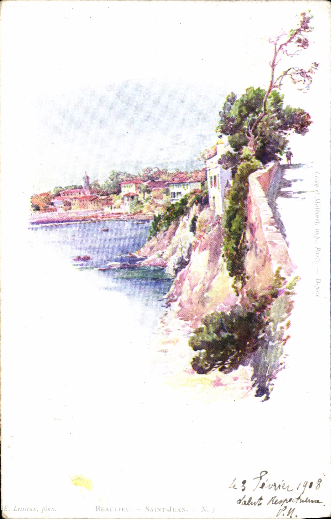 CPA Fantaisie Illustrateur Beaulieu Saint Jean