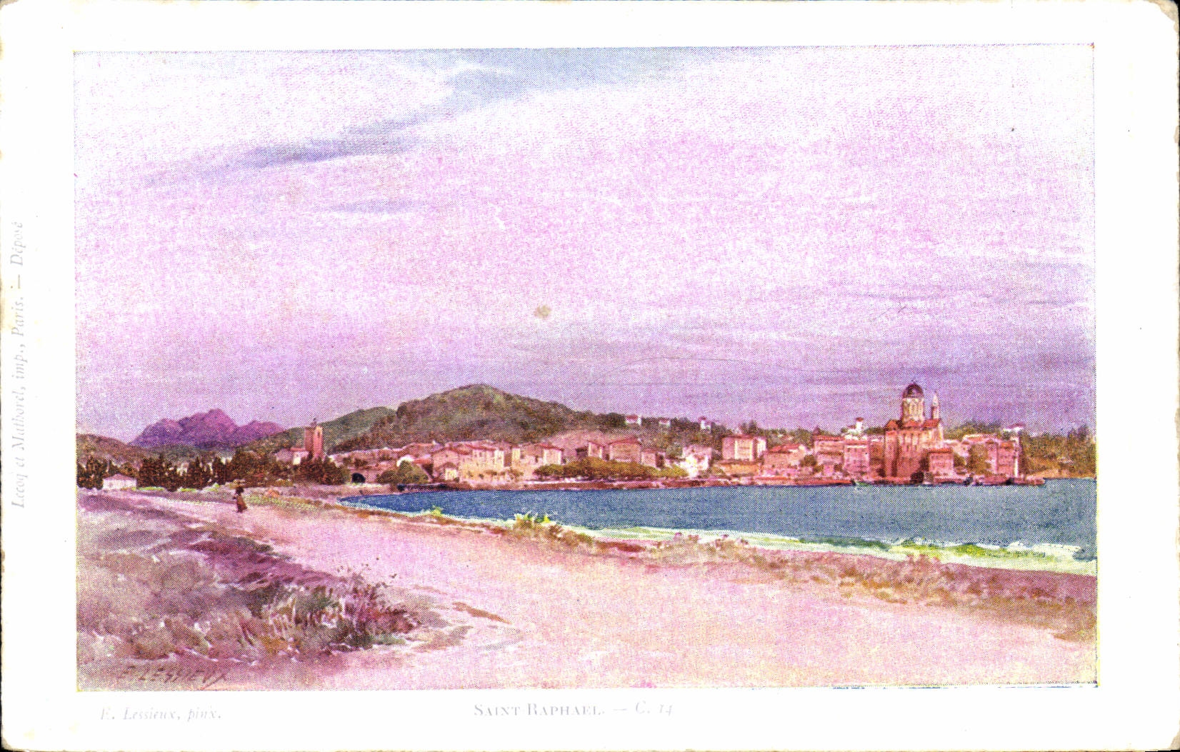 CPA Fantaisie Illustrateur Saint Raphael